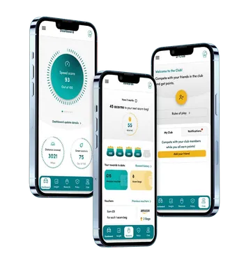 Driverly app screens