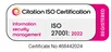ISO 27001:2022 certified